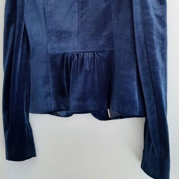 Esprit Deep Blue Velvet Blazer - Picture 13 of 16